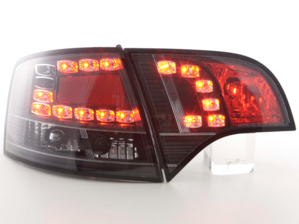 LED Rückleuchten Set Audi A4 Avant Typ 8E 04-08 schwarz LED Rückleuchten Set Audi A4 Avant Typ 8E 04-08 schwarz